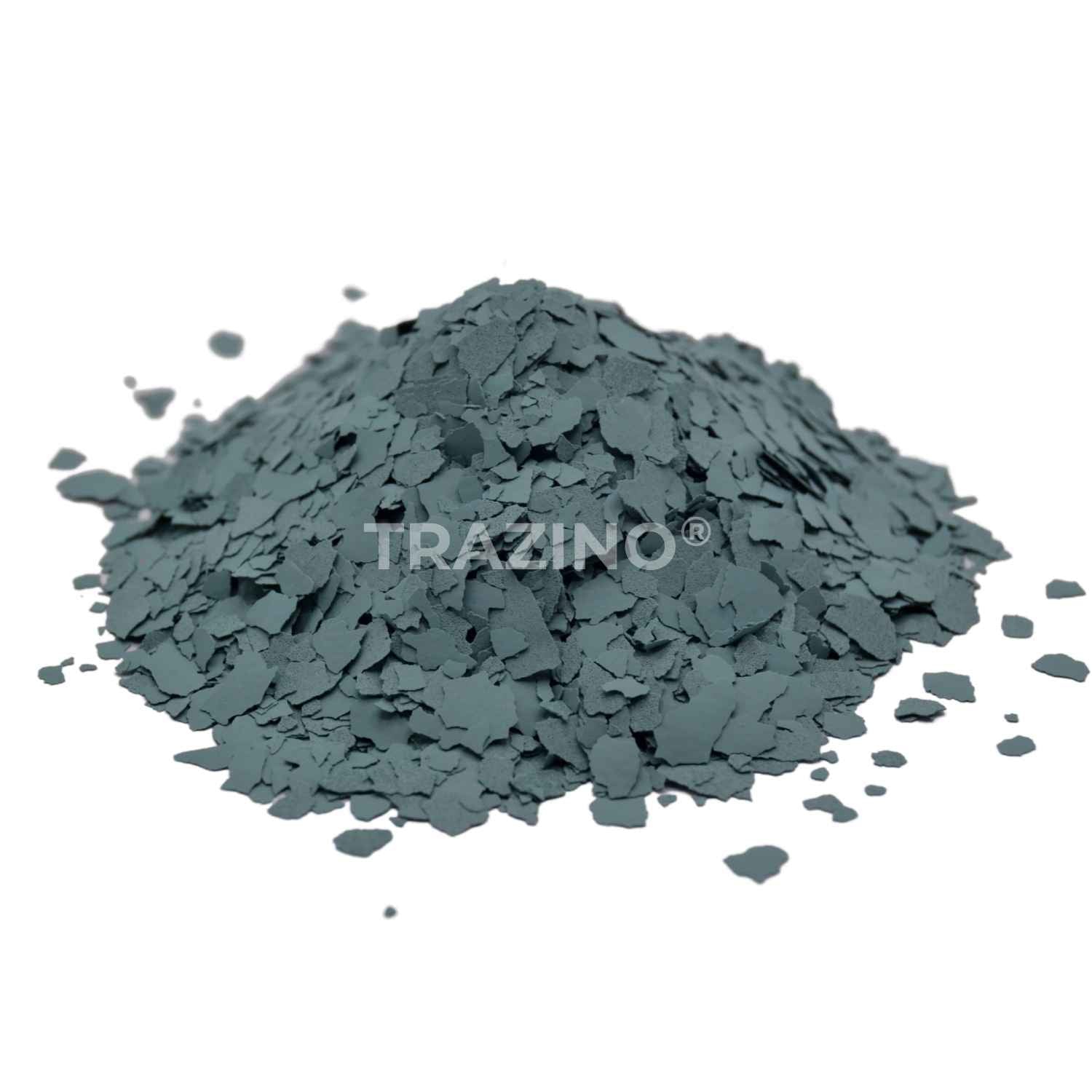 Trazino® Farbchips in Taubenblau zum Einstreuen für Beschichtungen Trazino® Farbchips in Taubenblau zum Einstreuen für Beschichtungen
